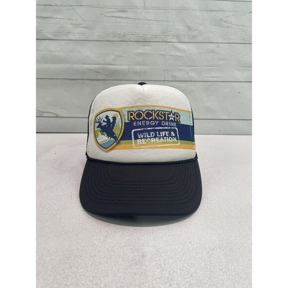 Rockstar Energy Drink Wild Life & Recreation Mesh Trucker Hat Snap Back Nissun - Picture 1 of 7